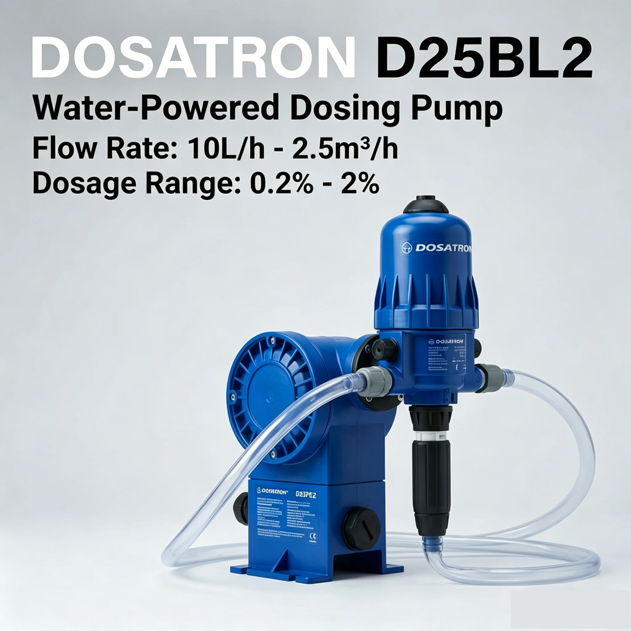 Genuine DOSATRON Fertilizer Injector Precise Ratio Pump Adjustable Mixer Industrial Equipment