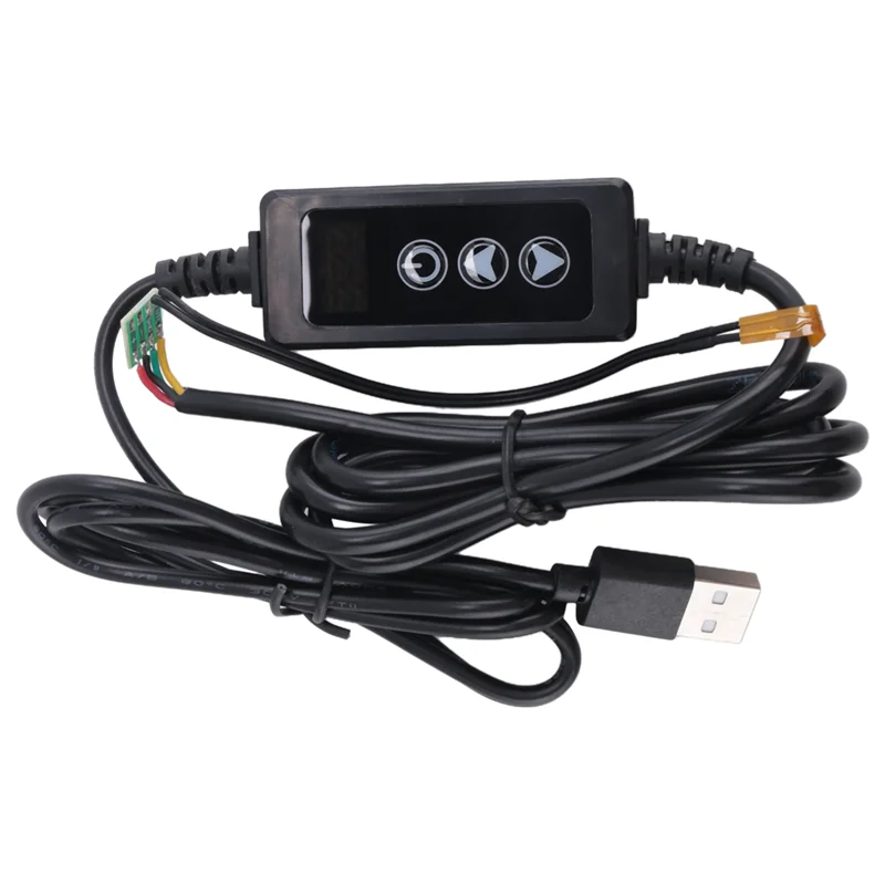 AED7-New USB Mini Thermostat Switch LED Digital Control Temperature Controller Thermometer Thermoregulator DC 5-24V 12V