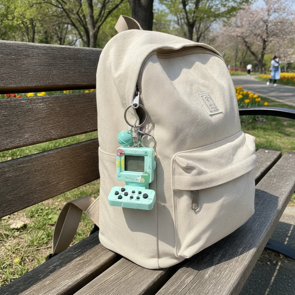 Cartoon Trendy Car Accessory Alloy Children Gift Game Console Bag Pendant Girls Key Chain Key Ring Car Key Chain