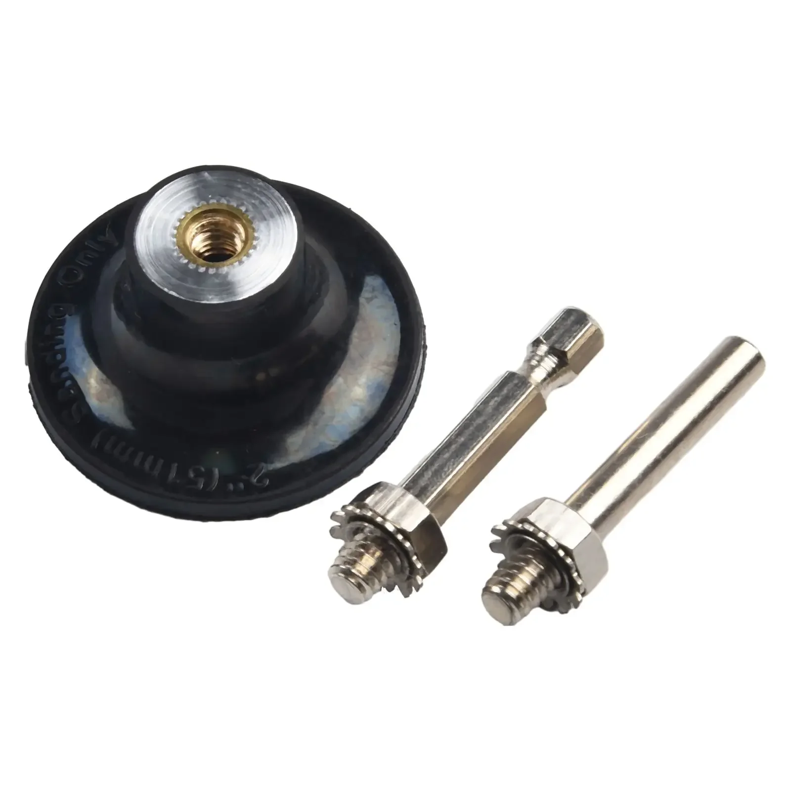 Practical Disc Pad Holder Rotary 45mm 6.35mm Hex Shank Grinding Sanding 1/4\'\' Hex Shank 3Pcs/set Maintenance