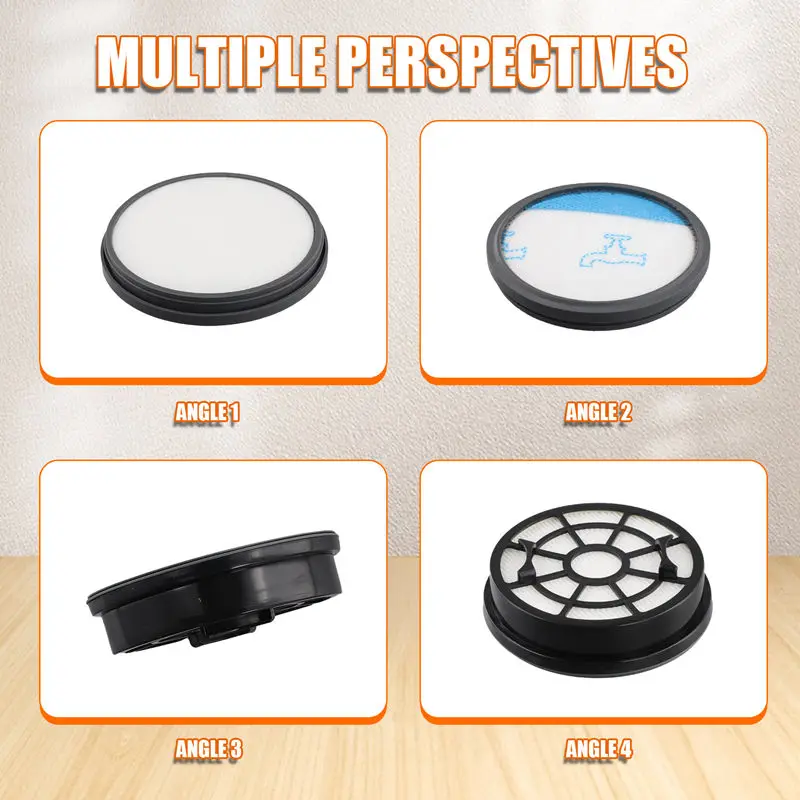 4 Pcs HEPA Filters For Rowenta RO2910EA RO2913EA RO2915EA RO2932EA RO2933EA RO2957EA RO2981EA Vacuum Cleaner Parts