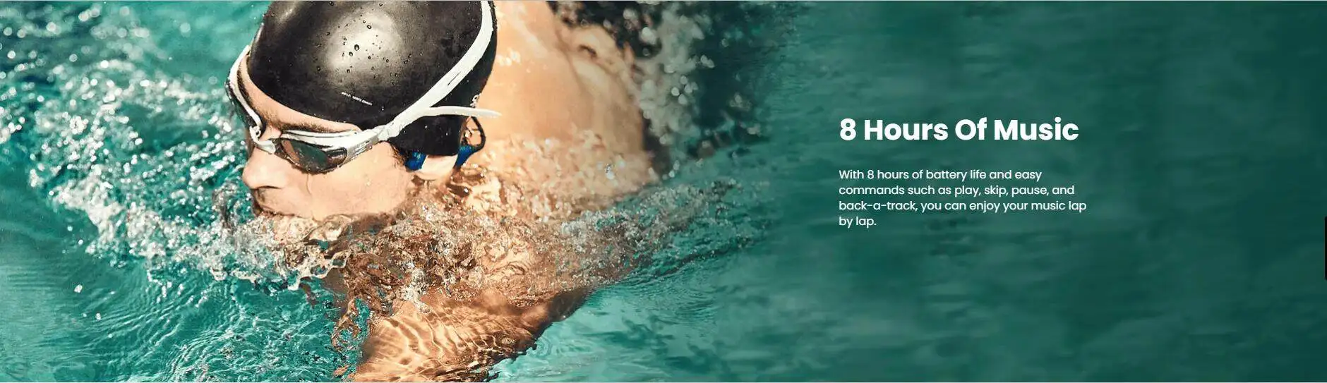 オリジナル SHOKZ OpenSwim S700 骨伝導 MP3 音楽プレーヤー防水水泳