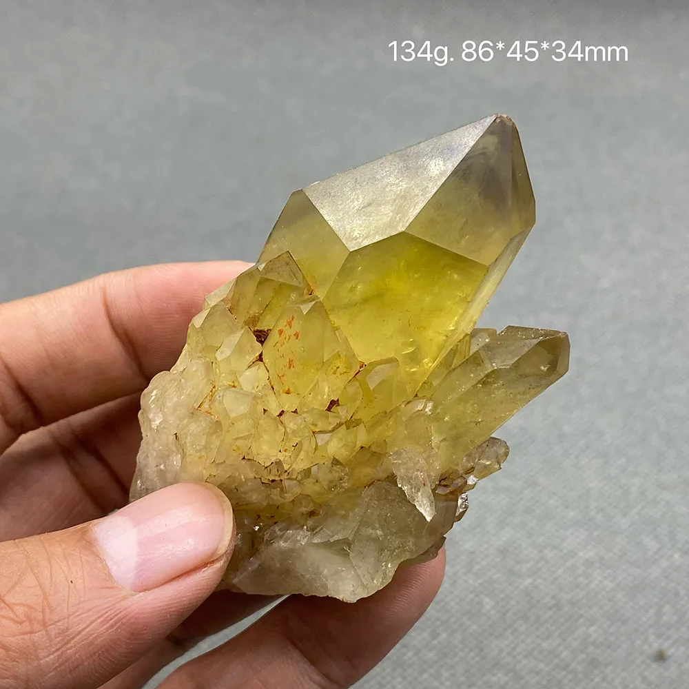 100% natural yellow crystal rough ore crystal specimen origin Congo