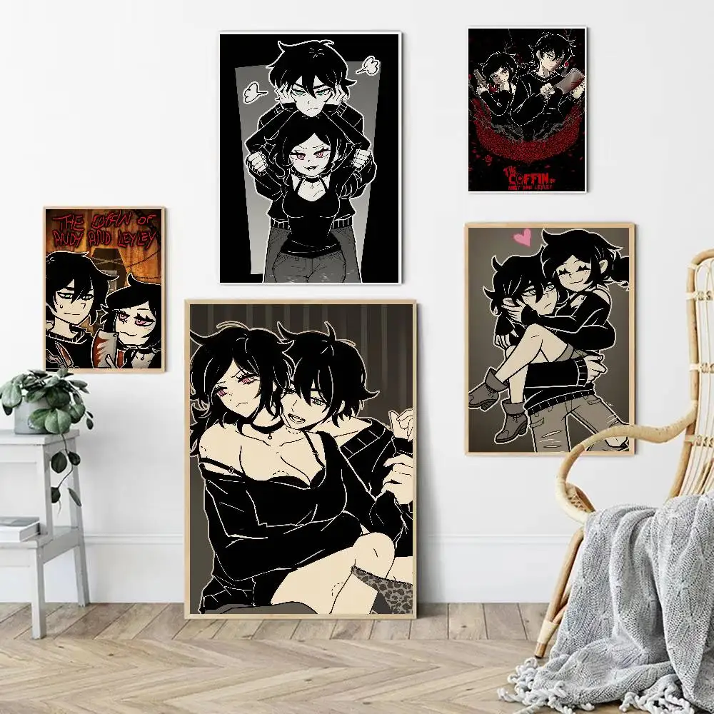 Game The Coffin Of Andy And Leyley Aesthetic Poster Room Home Decoration Paintings Hanging Classic Birthday Gifts