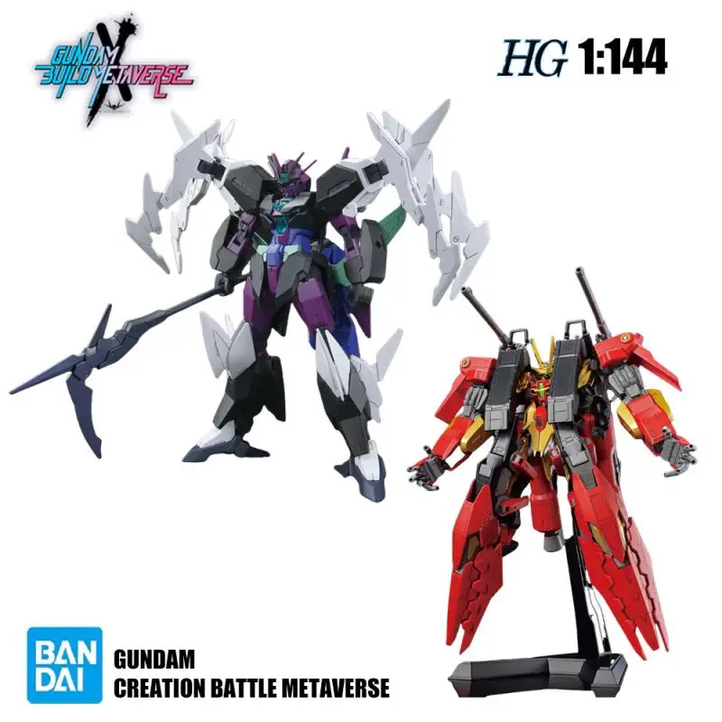 Bandai anime novo terno móvel gundam conjunto criativo construir metaverse hg1/144 montagem modelo de plástico kit brinquedos ação figuras presente