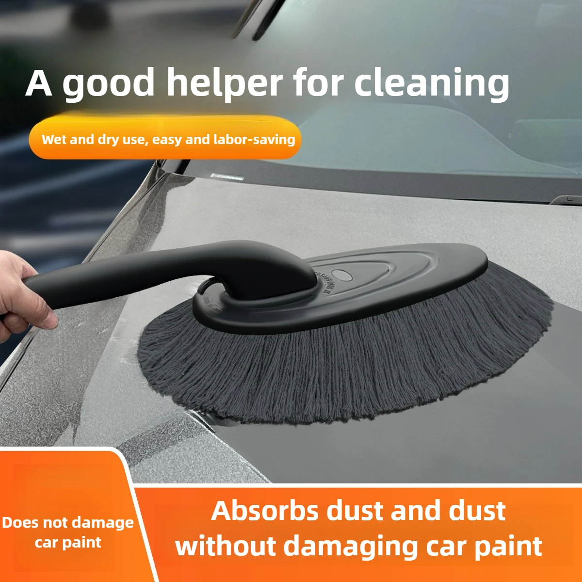 Car Handheld Duster Car Washing Mop Dust Duster 360 Degree Rotatable Auto Exterior Detailing Mop Cleaning Brush Cleaning Tool