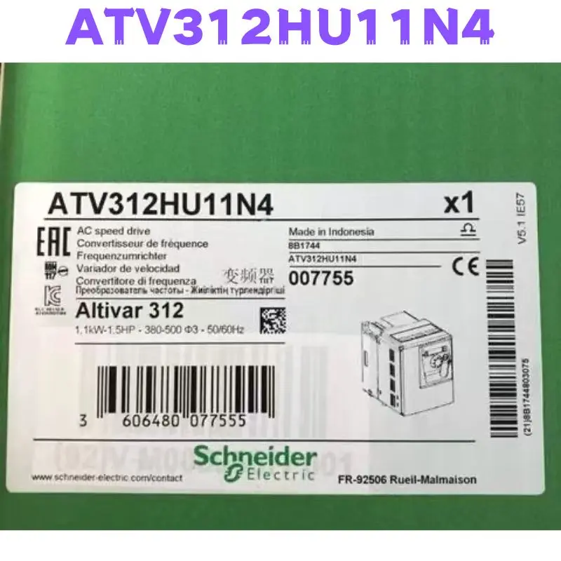 

Совершенно новый и оригинальный преобразователь частоты ATV312HU11N4