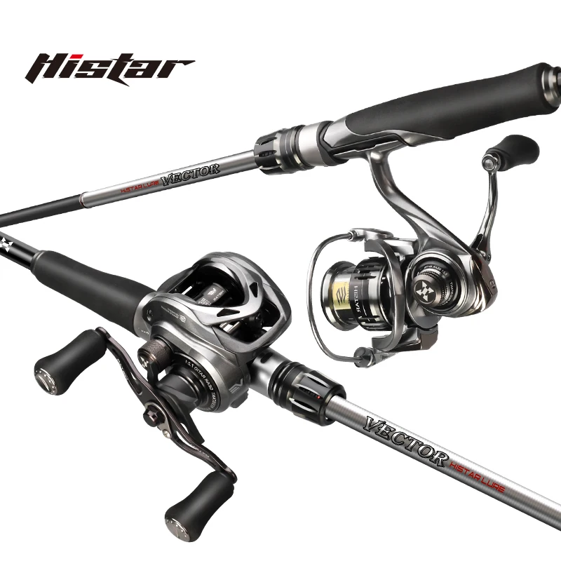 

Histar Vector 2.03m 2.16m 2.31m M/ML/MH Fast Action DKK-A Ring 30T High Carbon Fishing Rod&Ultra Light Spinning Reel Combo