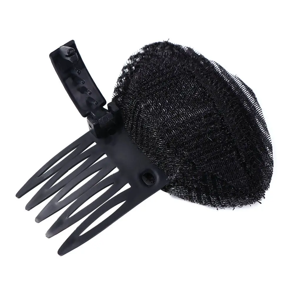 Women Natural Volume Hair Bangs Hairpin Invisible Hair Bun Clip Fluffy Hair Pad Puff Hair Cushion Sponge BB Hair Clip