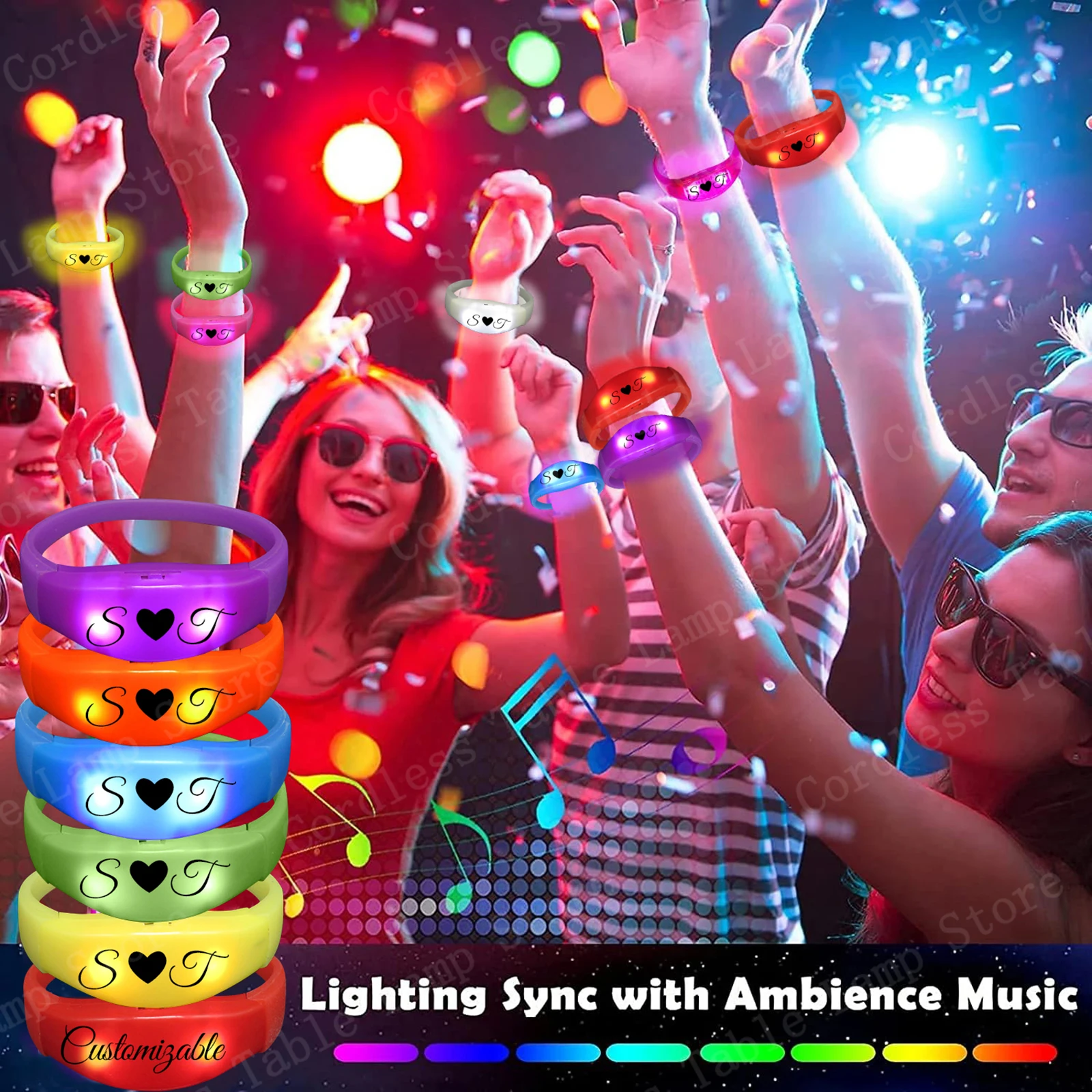LED Sound-Activated Bracelets 3