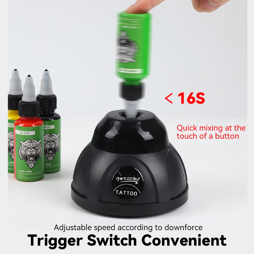 

Черный вихрь, электрические чернила для татуировки, пигментный миксер, мешалка для ногтей, клей, лак, жидкий шейкер, вилка США/ЕС, аксессуары для татуировки