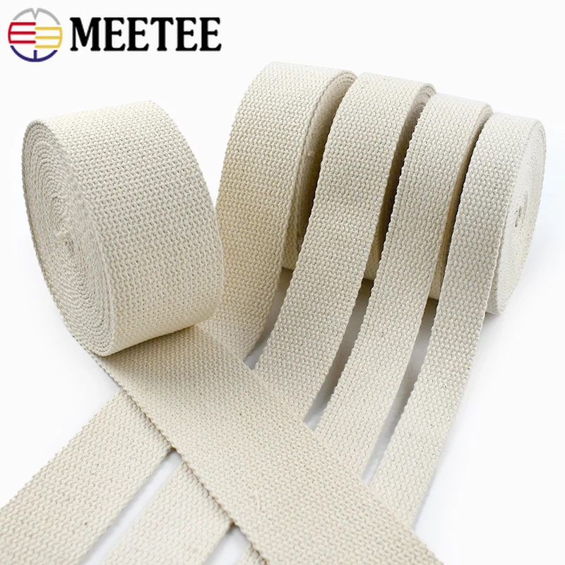 42Meters 20/25/30/38/50mm Polyester Cotton Webbings Strap Bag Webbing Ribbon Backpack Belt Strapping Bias Binding Tapes(45M)