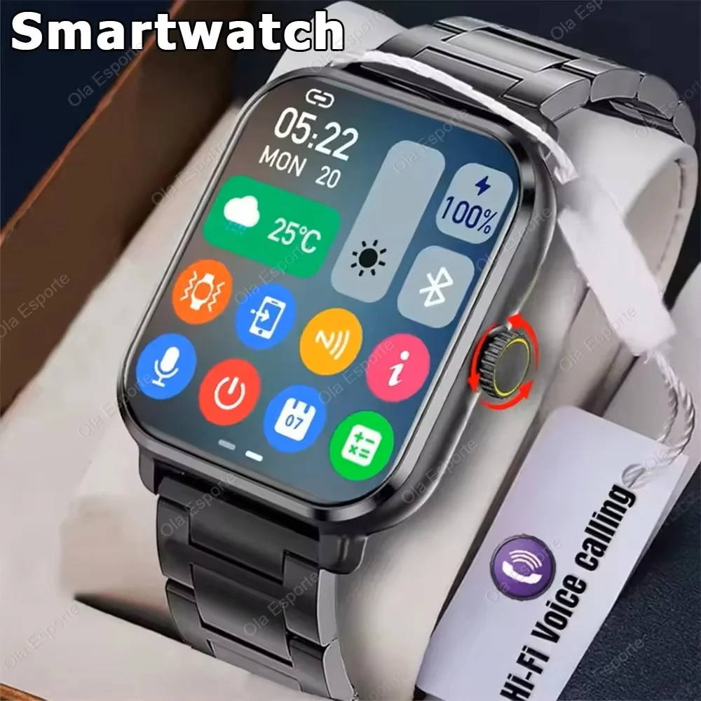 New Smart Watch 2.01-inch HD Display Heart Rate Monitor Bluetooth Call Message Alert Sports Mode Smartwatch For Men Women H10