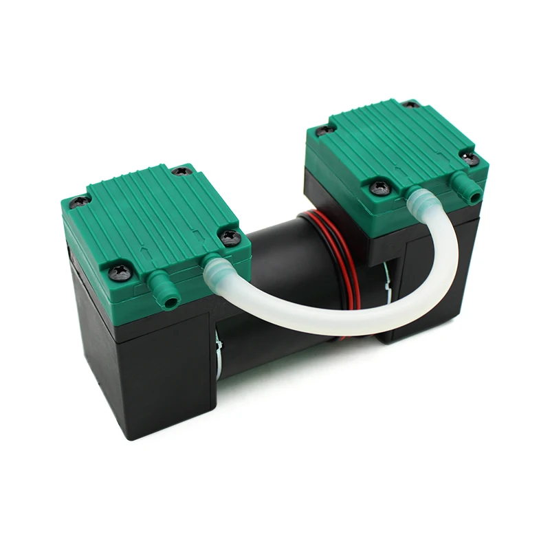 

12 В 24 В 220 В микро вакуумный насос электрический насос бесшумный маленький воздушный насос двойная головка мембранный насос 20 л/мин SY-020