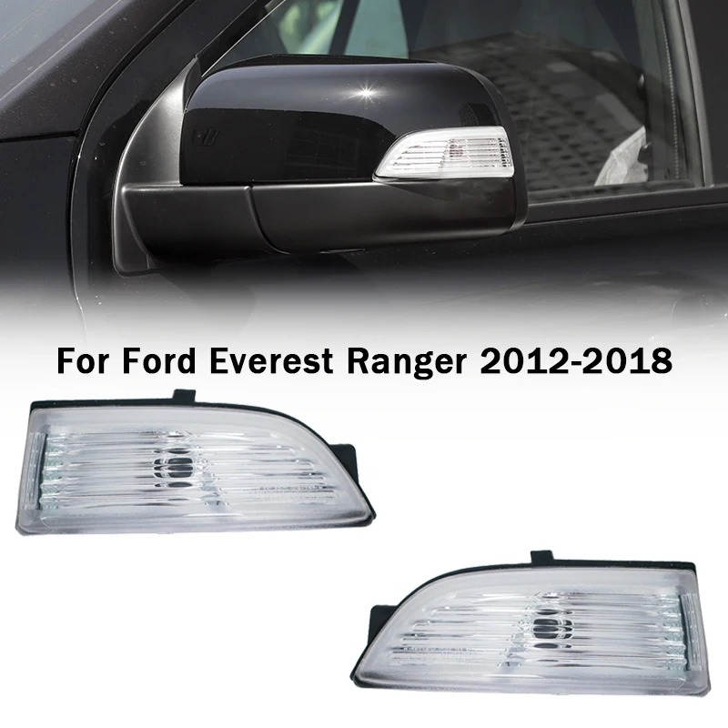 

Car Rearview Side Mirror Turn Signal Light Without Bulb Indicator Lamp Side Repeater Lamp For Ford Everest Ranger 2012-2018