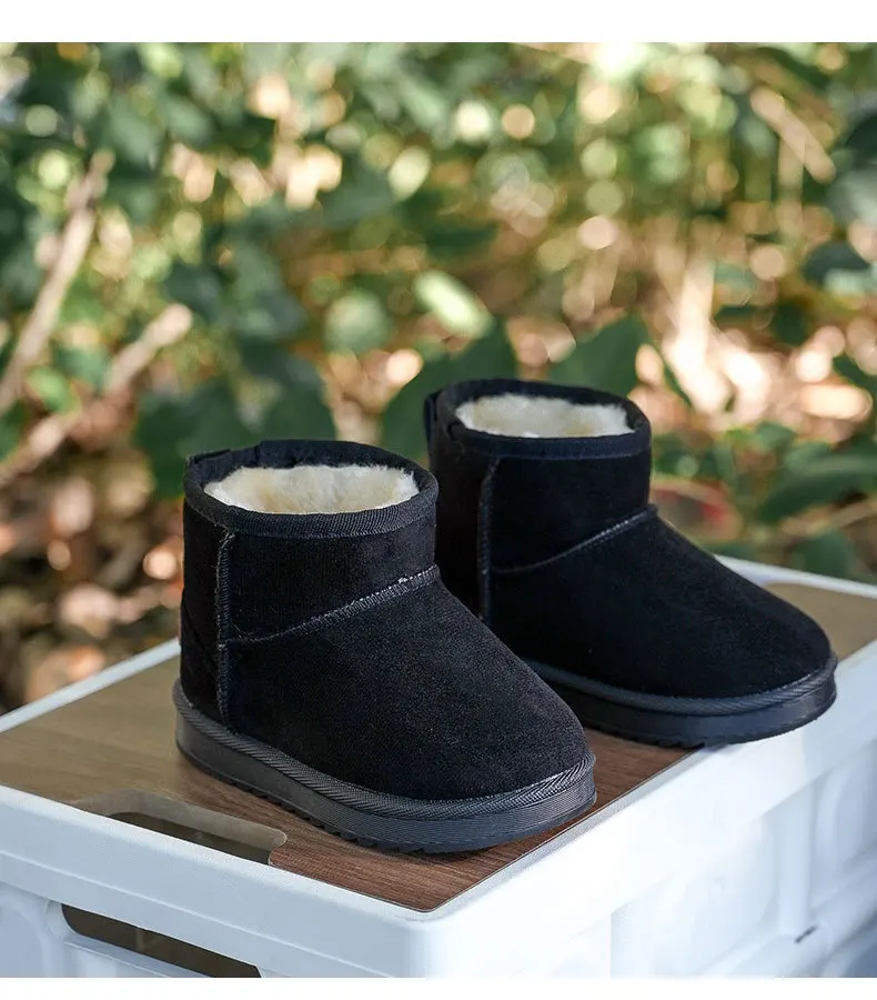 2026 Neue Kinder-Winterstiefel aus Rindsleder, warme Stiefel für Jungen und Mädchen, hochwertige Lederstiefel – Detail 11