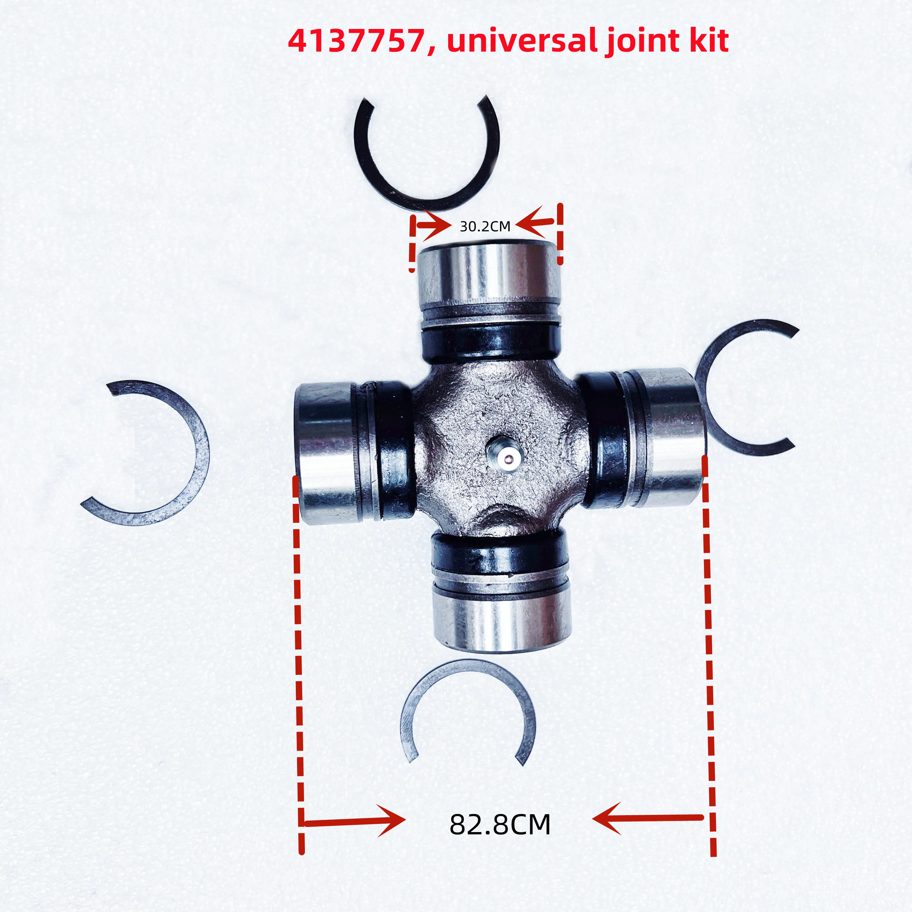 Front Half Shaft Universal Joint, Universal Joint Kit, 30,2MM X 82.8MM, 4137757, GR137757，For: Wrangler JK, TJ, 1984-2017