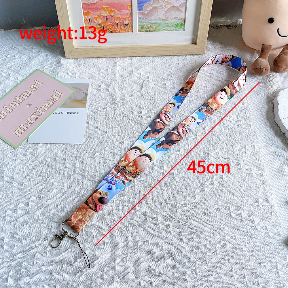 Mickey Minnie Strap Lanyard for Keys Keychain Badge Holder ID Credit Card Pass Hang Rope Lariat Mobile Phone Charm Accessories