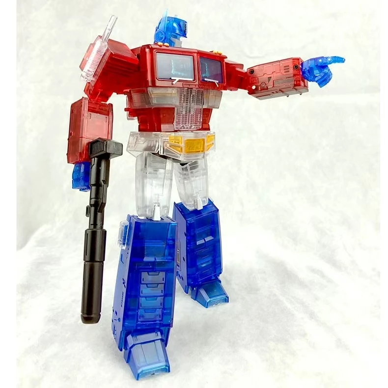 Na Stanie Transformacja MS-TOYS MS-01T Op Commander Transparent Style 1.0 Mp Skala Figurka Model Kolekcjonerski Zabawka Prezent