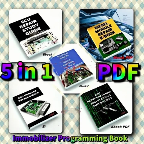 Fullset ECU Repair Manual e Books Study Guide ECU Modules Reprogramming Course for Workshop Car Truck Diagnostic Helper PDF File