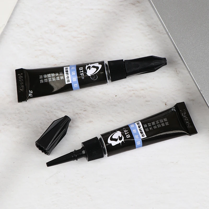 Colle pour pointe de queue de billard, réparation de queue de billard, accessoire de réparation pour augmenter la Friction, outil de réparation de pointe de queue