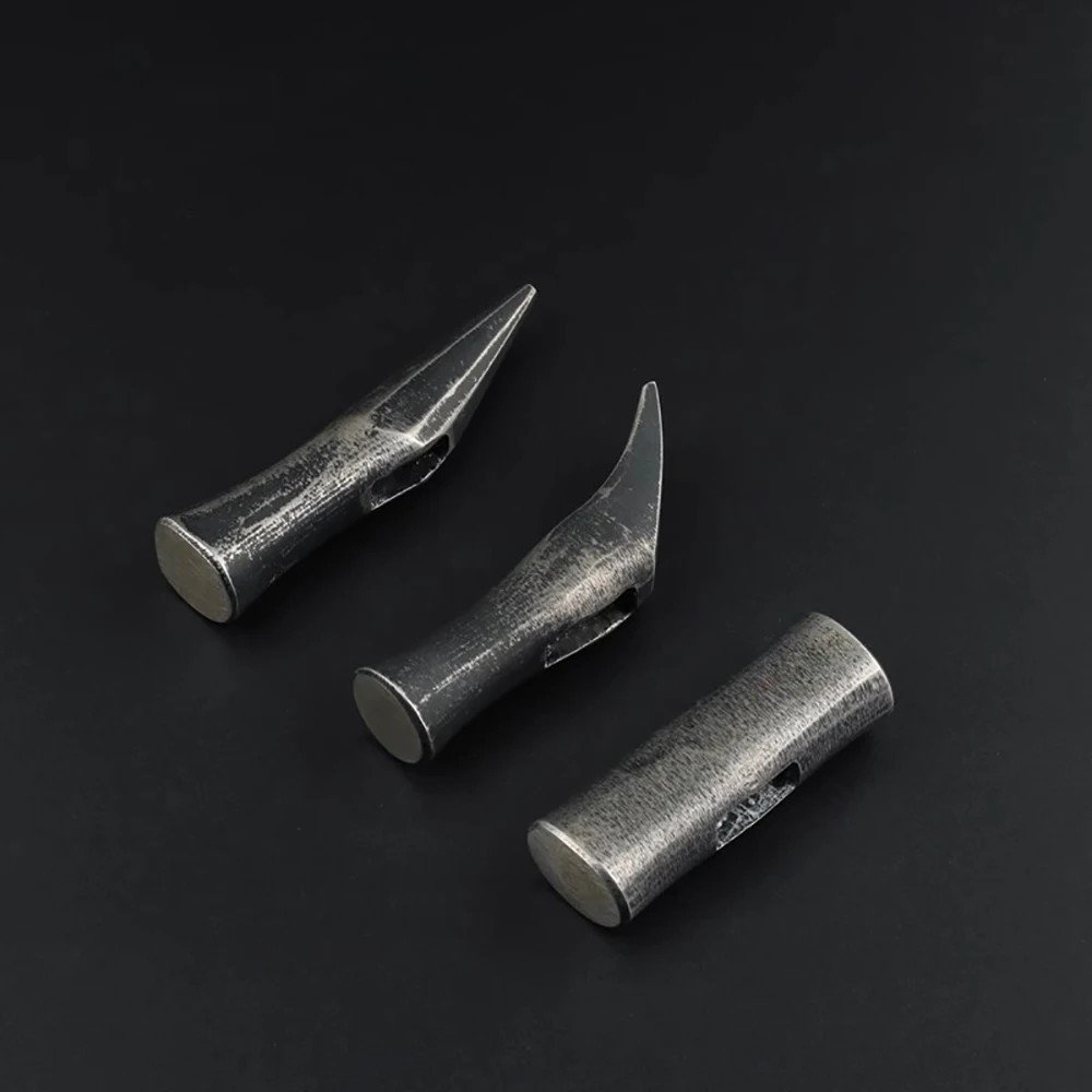 S55 High Carbon Steel Japanese Style Hammer Head – Handmade DIY Forged Heat Treated (HRC54) Stone Washed Hammerhead