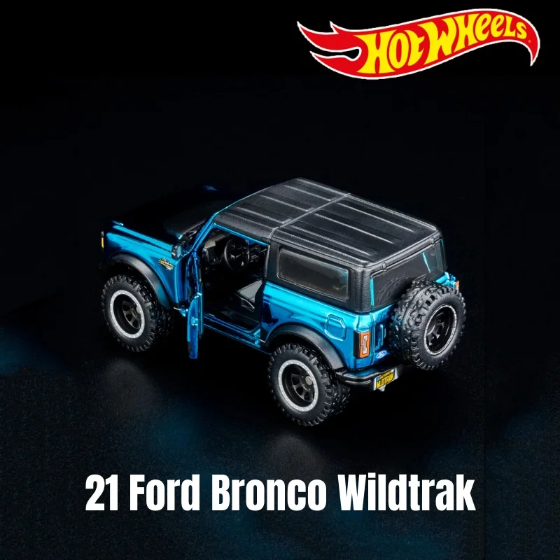 

Новые оригинальные Hot Wheels 1/64 Rlc 21 Ford Bronco Wildtrak, имитация модели автомобиля, игрушечный автомобиль для любителей коллекционирования на складе