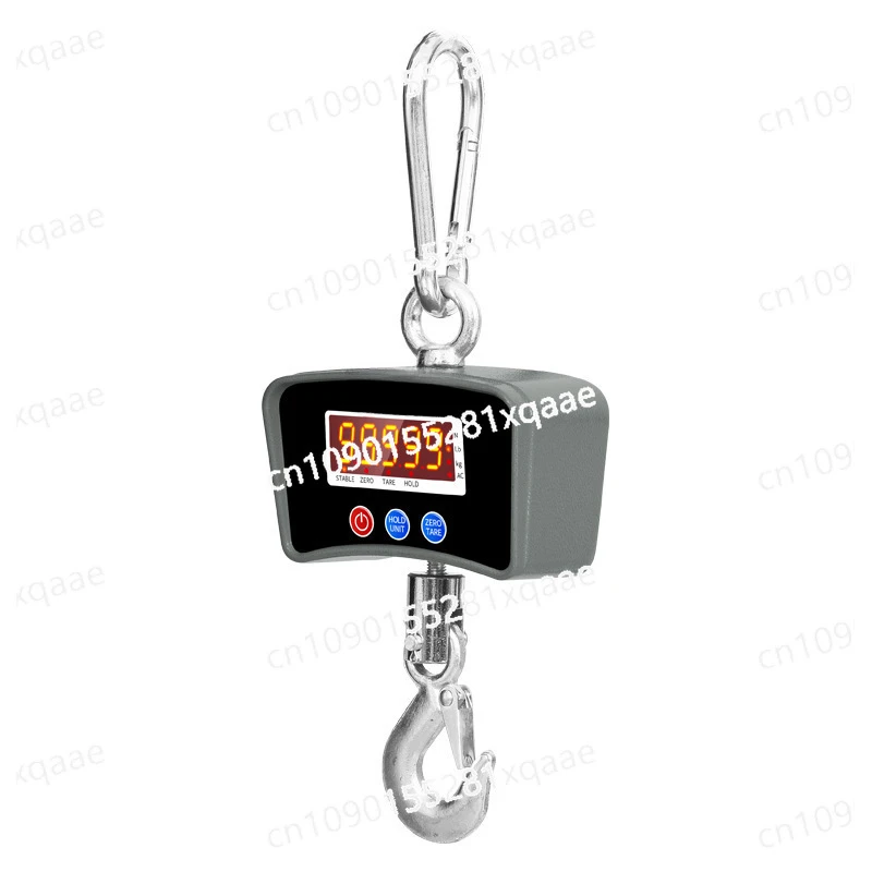 Small Electronic Scale Portable Hanging Scale 500kg1 Ton Aluminum Alloy, Rechargeable Model