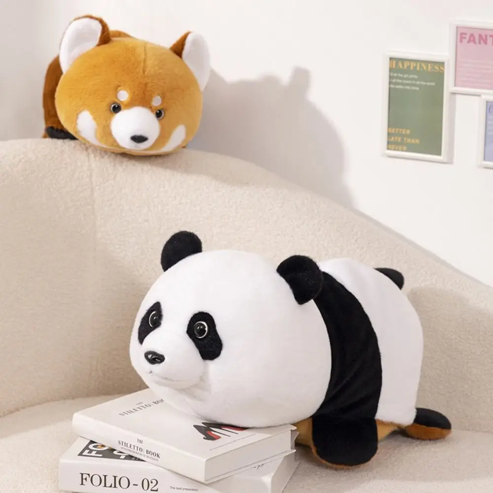 Double-Sided Shark Flip Bee Plush Toys Stuffed Animal Panda Turns into Raccoon Plush Toys 2-in-1 Soft Pillow Transform Cat