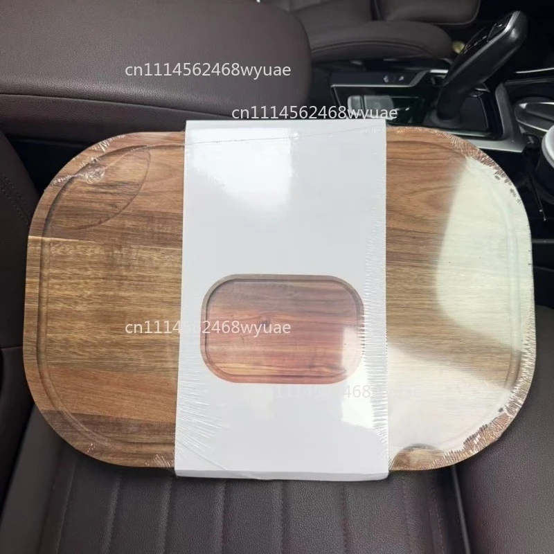 Kitchen knife cutting board retro home cutting board acacia oval square