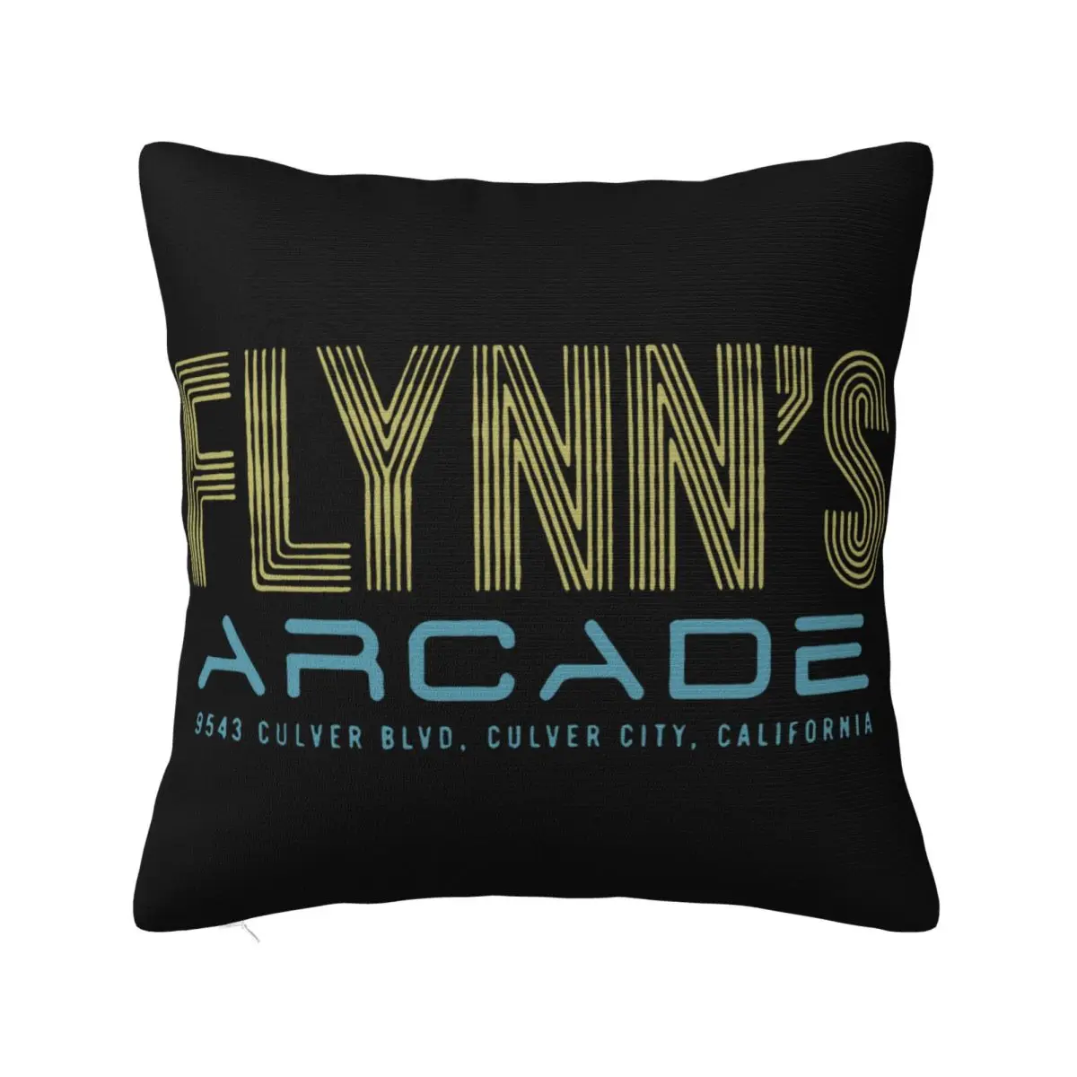 Flynns Arcade Tron Tbl Jeff Bridges Printed 9048 Pattern Hipster 2021 Any Logo Child Vacation Good Quality Pillow Case