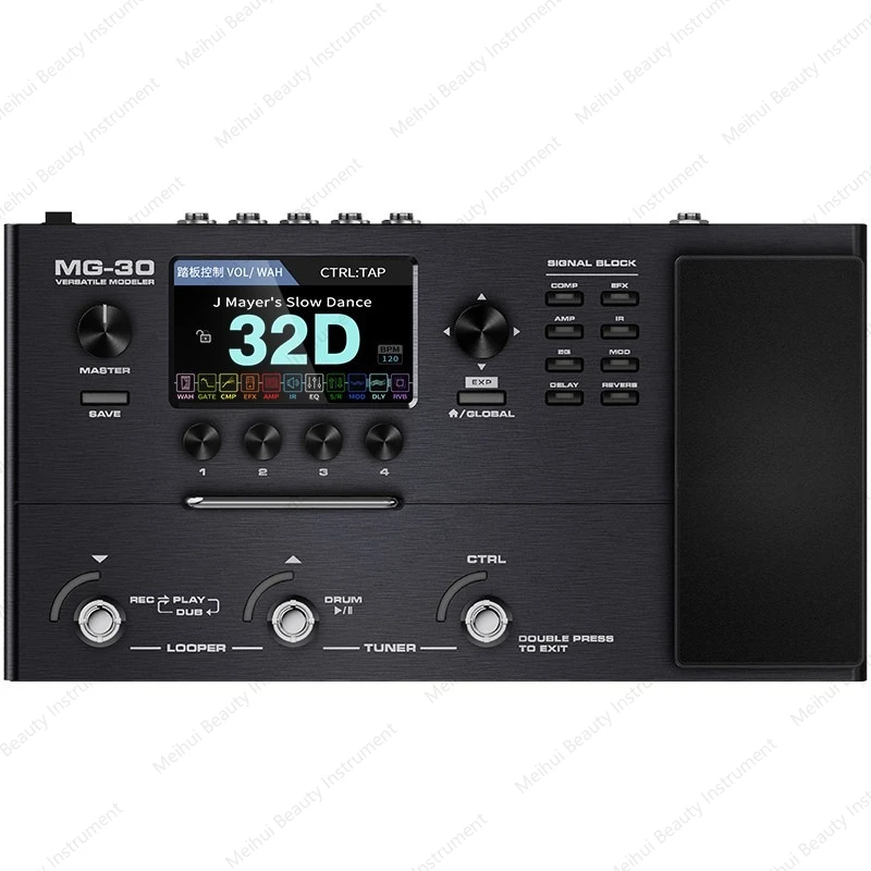 Digital Integrated Effects Electric Guitar Bass Electric Box Piano Built-in Sound Card Drum Machine Recording LOOP