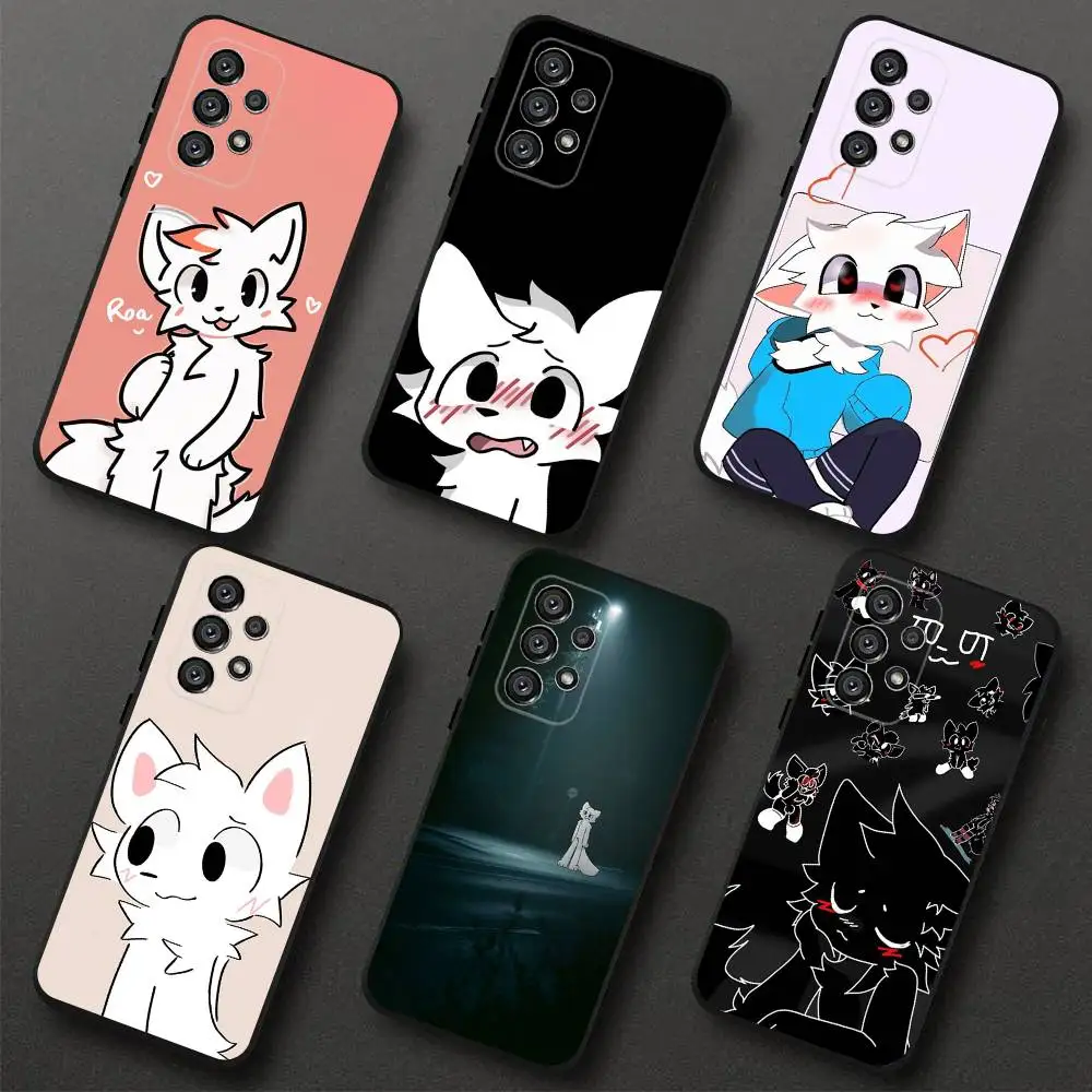 

Cute B- Boykisser Phone Case For Samsung S 25,24,23,22,30,21,10,9,Ultra,Plus,Lite,FE,4,5G Black Soft Case