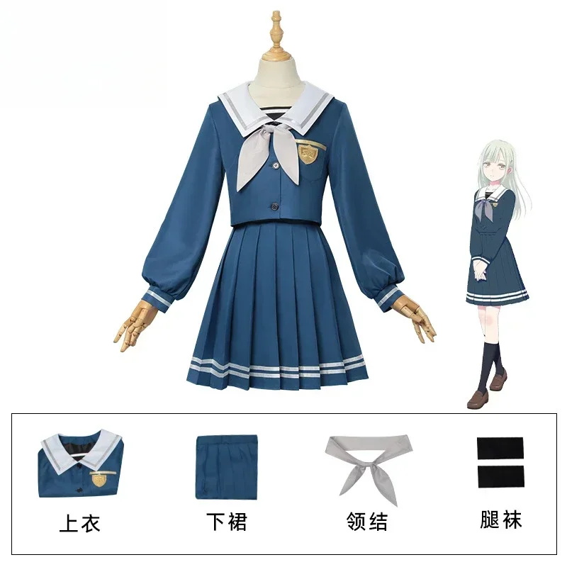 

2025 Anime BanG Dream! It's MyGO Cosplay Soyo Nagasaki Costume JK School Uniform Dress Wig For Girls Halloween Christmas Suit