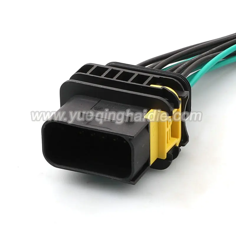 12 Pin Connector Series Waterproof Male Connector Cable Plug Motorcycle Electrical Harnesses Wiring Harness 1-1564414-1