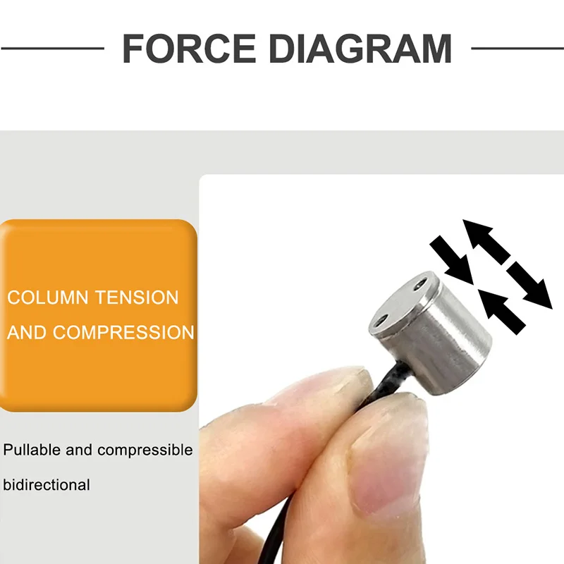 Imagem -03 - Cheap Circular Pesando Sensor Medir a Força de Pressão Medindo Flat Load Cell Auto Industry Mini Planar Button