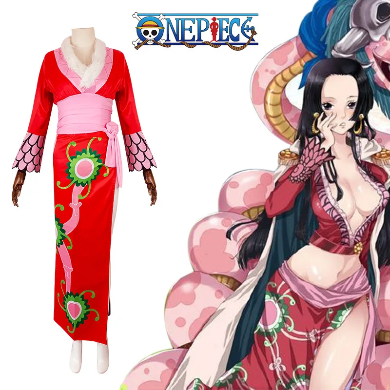 

Женский император Боа Хэнкок, костюм Cheongsam для косплея, платье для ролевых игр