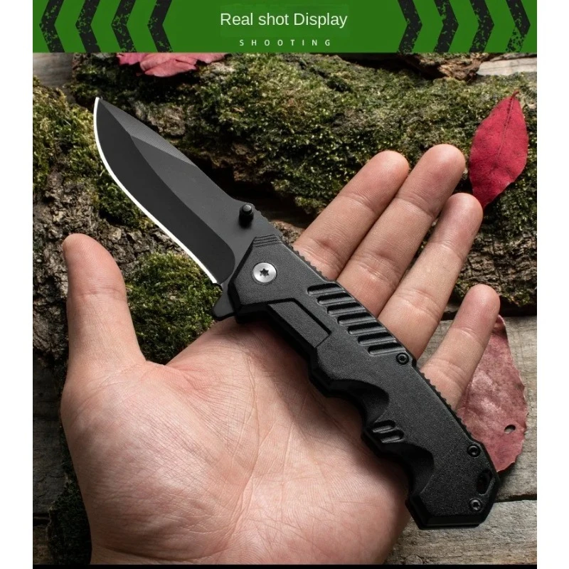 

Folding Knife High Hardness Tactical Survival Outdoor Self-Defense Knife Hiking Hunting Knife Camping Edc Tool Sharp