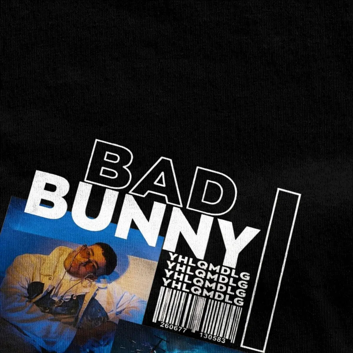 Men Women Bad Bunny Trap Music Singer T Shirt Merch Novelty Cotton T Shirt Tee Clothing Printed