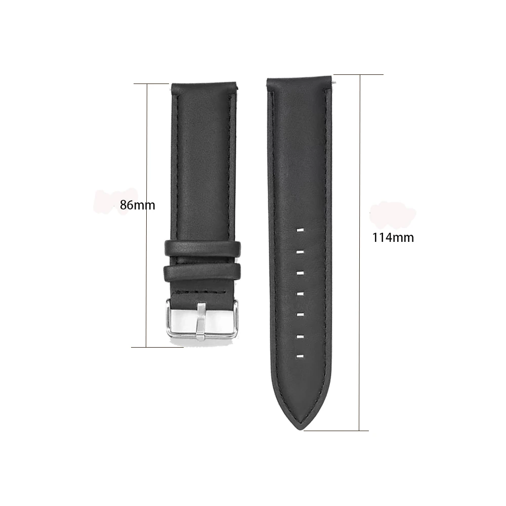 22mm 20mm Leather Strap For COLMI SKY 8/P15 Smart Watch Sport Quick Release Bracelet For COLMI P8/P8 Plus/P28 Plus/P9/V23 Watch image 3