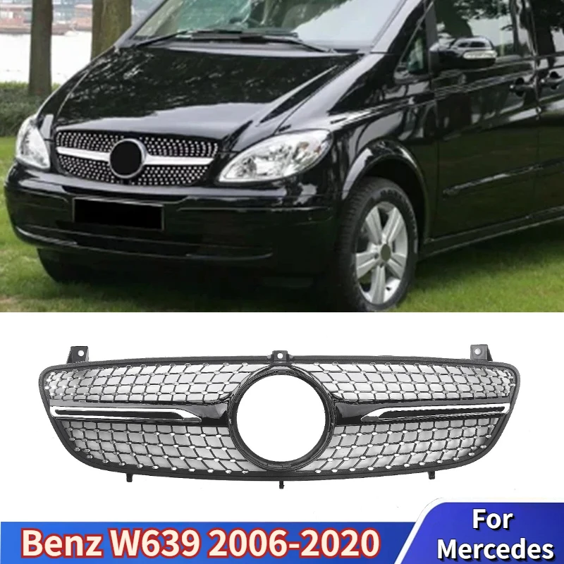 

Для Mercedes-Benz W639 Viano/Vito 2006-2010 передний бампер, решетка капота, тюнинг, гоночная решетка, защитная крышка, комплект кузова sTuning