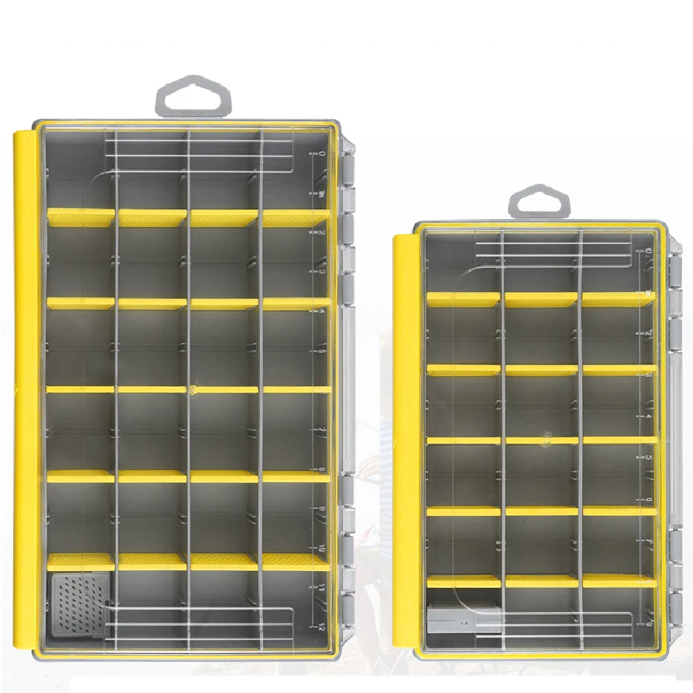 Fishing Tackle Box Organizer Waterproof Carp Fishing Accessories Box with Removable Dividers Terminal Tackle Storage Lure Box