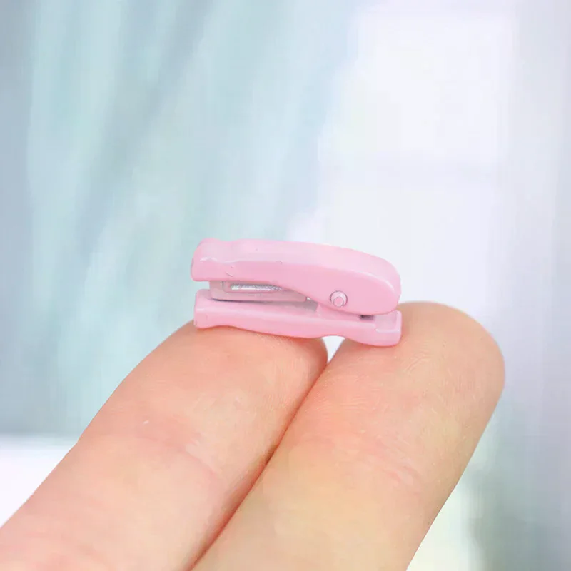 Dollhouse Simulation Mini Stationery Pocket Micro Stapler/calculator Model Learning Educational Toys For Doll House Decor Gift