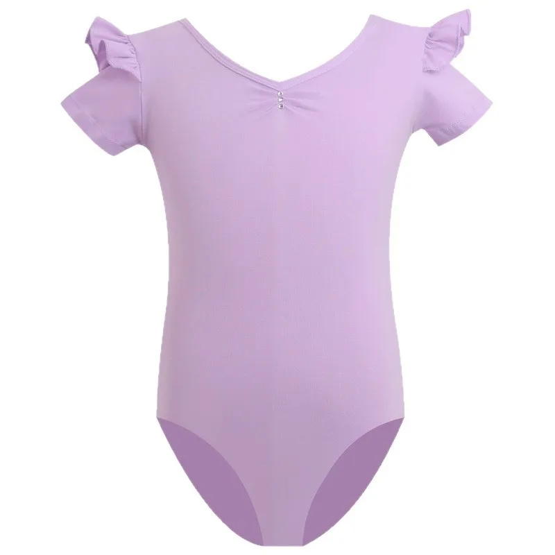 Children Ballet Training Clothing Summer Sleeveless and Flying Sleeves Girls Practice Clothing Children Dance Character Clothing