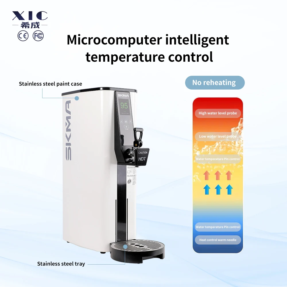 Automatic Water Heater Machine 15L Big Capacity Commercial Electric Water Boiler Dispenser With Temperature Controlled Kettle