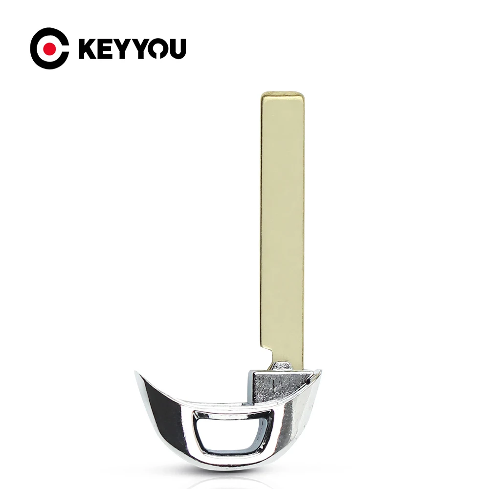 KEYYOU Smart Car Uncut key Blade For 2017-2019 Hyundai Veloster Kona ix35 Tucson Accent Santa Fe Solaris  Azera Emergency