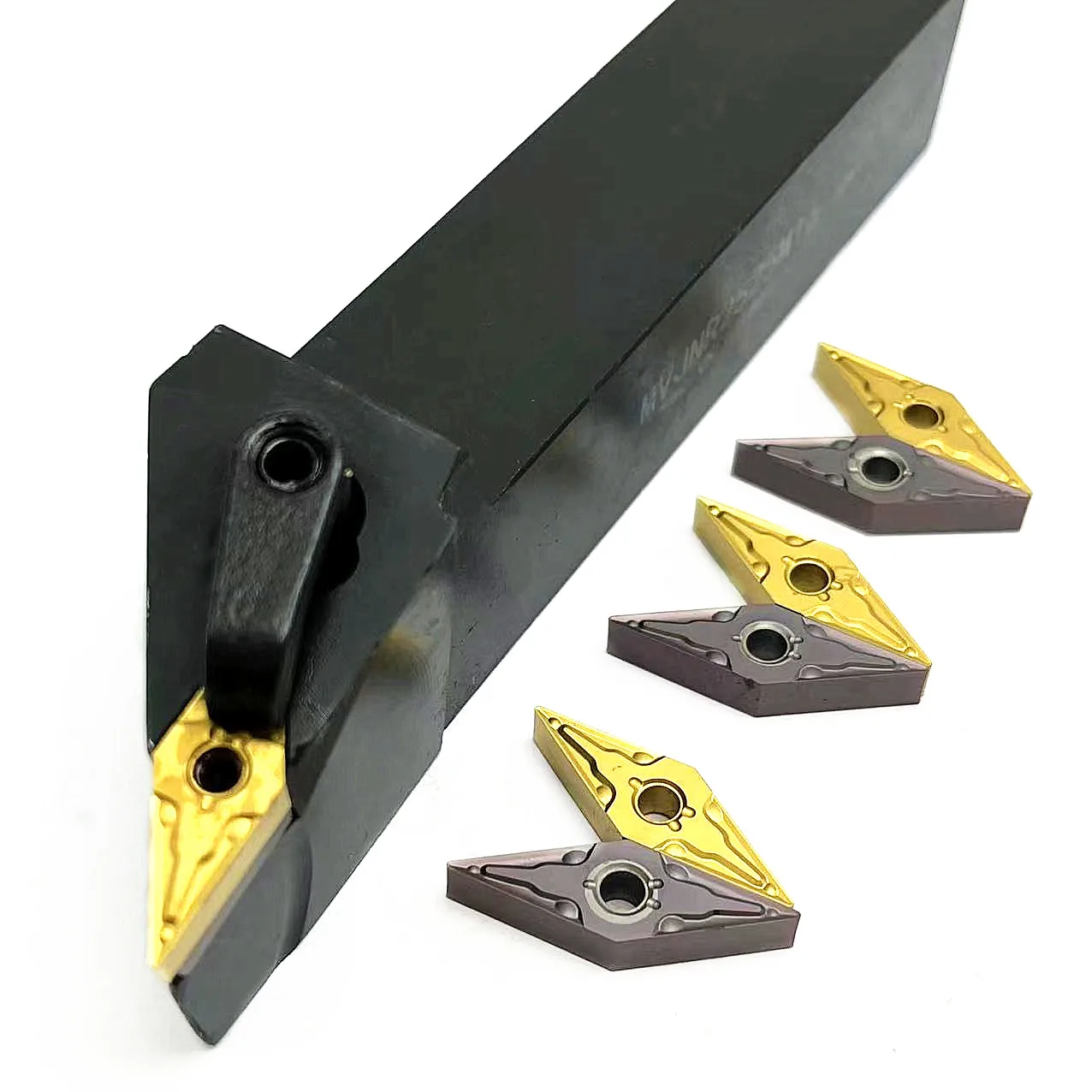 Muslimmuslimah portautensili per tornitura esterna VNMG160404 inserti in metallo duro MVJNR Set di utensili da taglio per tornio