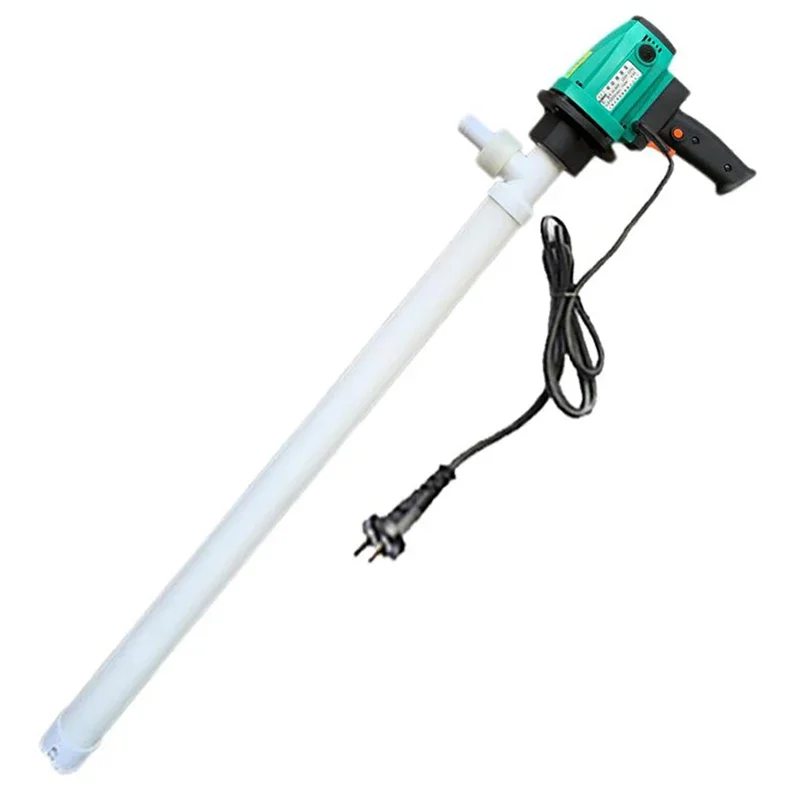 220V Chemical Transfer Pump, PVDF Acid Resistant Drum Pump for Sulfuric & Hydrochloric Acid