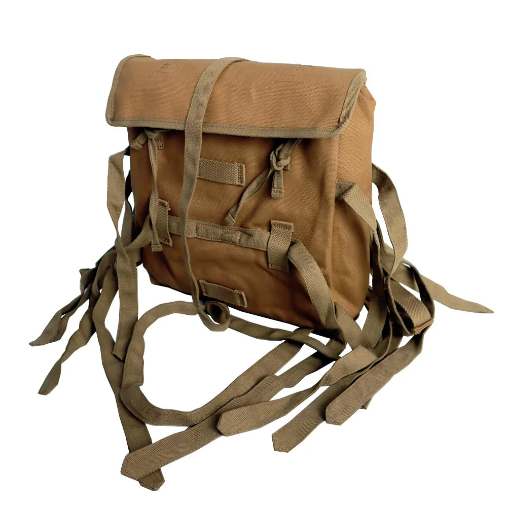 Japanese Style Backpack Type 99 Reproduction Vintage Canvas Rucksack Outdoor Camping Movie Prop Bag Historical Collection