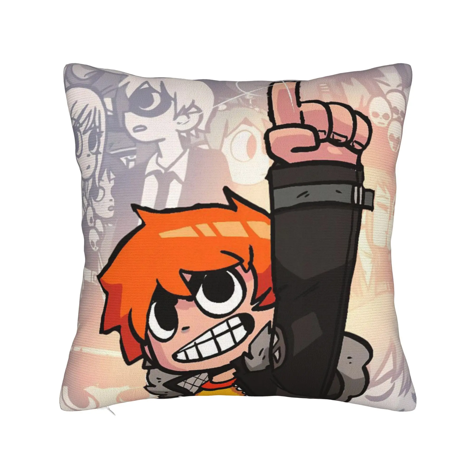 Scott Pilgrim Orange Hero Pillow Case  Design Pillow Cover For Living Room Chair Morden Pillowcases